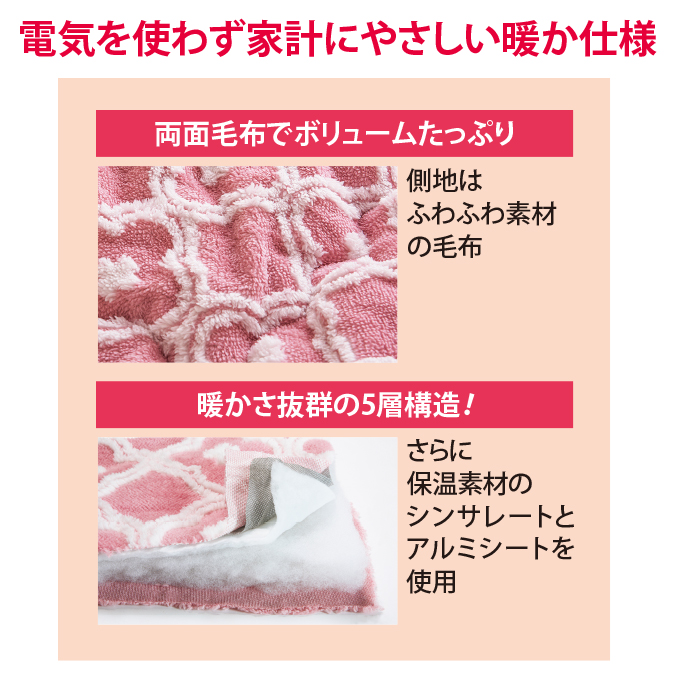 洗えるふわふわ毛布の暖か掛けふとん シングル1枚