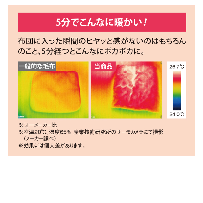 洗えるふわふわ毛布の暖か掛けふとん ダブル1枚