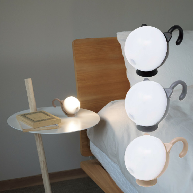 充電式センサーライト まんまるねこちゃん