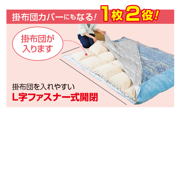 暖か電気いらずの6層毛布 シングル