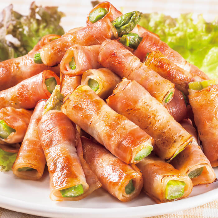 ひとくちアスパラベーコン