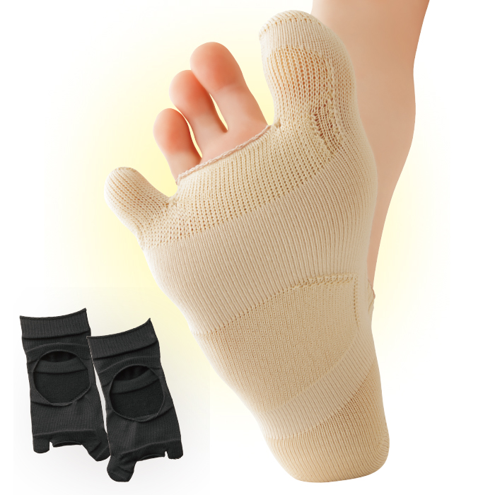 毎日履きたいラクラク外反母趾サポーター1足(2枚組)