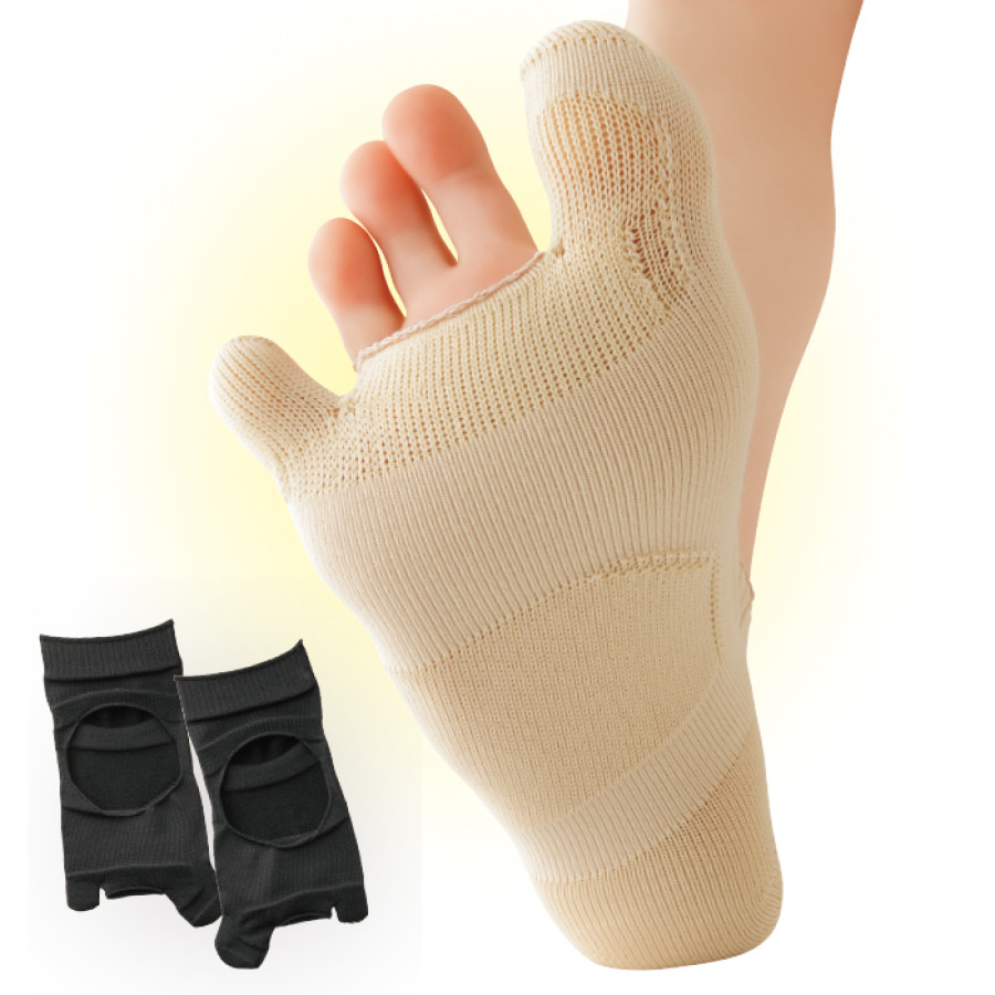 毎日履きたいラクラク外反母趾サポーター1足(2枚組)