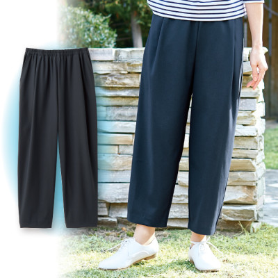 ＜帝人クールセンサー(R)＞コクーンシルエットパンツ