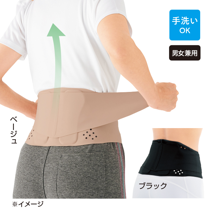 腰サポートベルトスキニースタイル