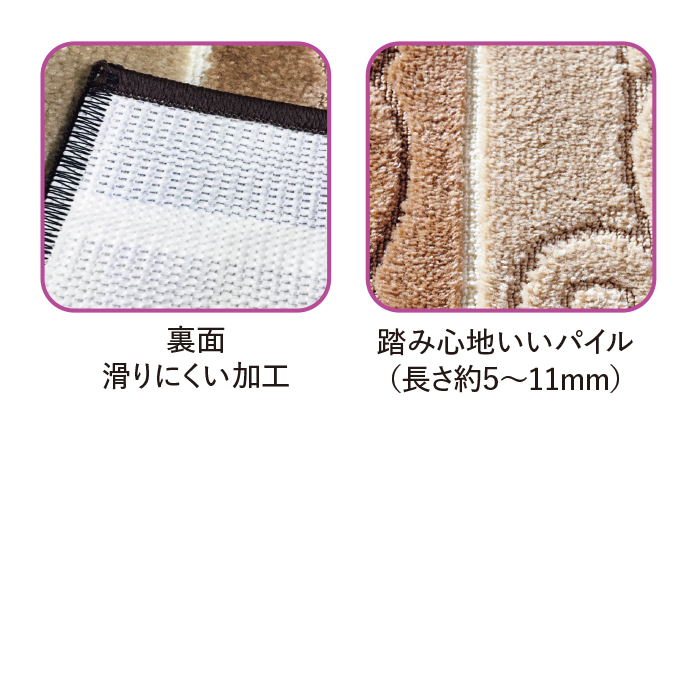 洗えるタフテッド織廊下敷きカーペット 65&times;700cm