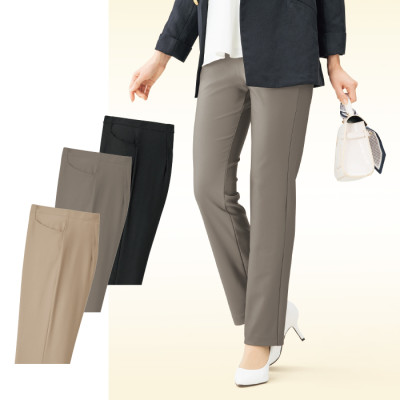 スラリエ 3Dスリムカッテイングパンツ 股下55cm