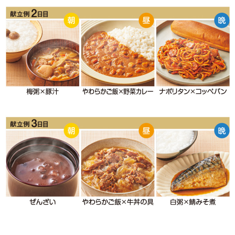 美味しい6年保存食 和・洋食3日分セット