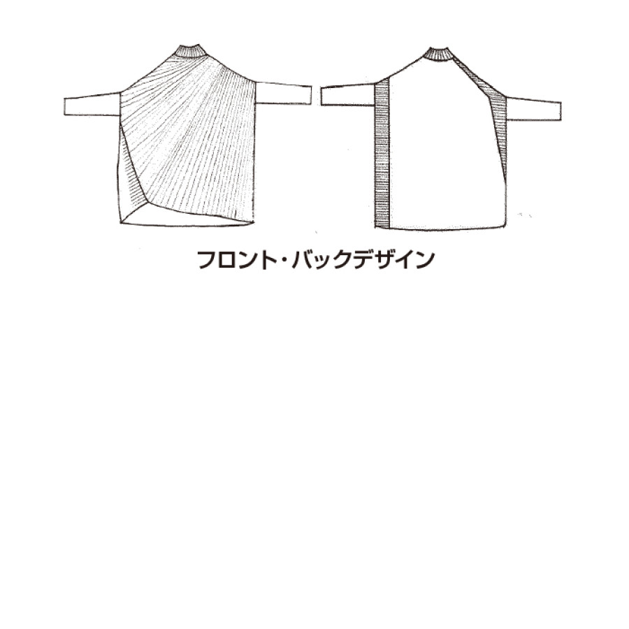 変わり編みニットチュニック