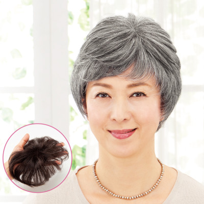 手のひらサイズヘアピース