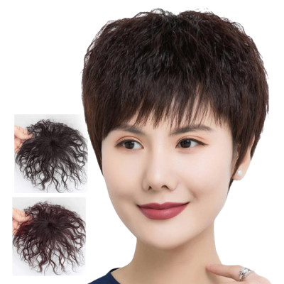 ウェーブヘアつむじピース