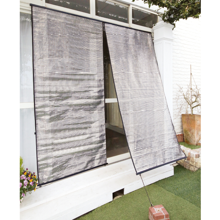 屋外用アルミすだれ2個組 90&times;135cm