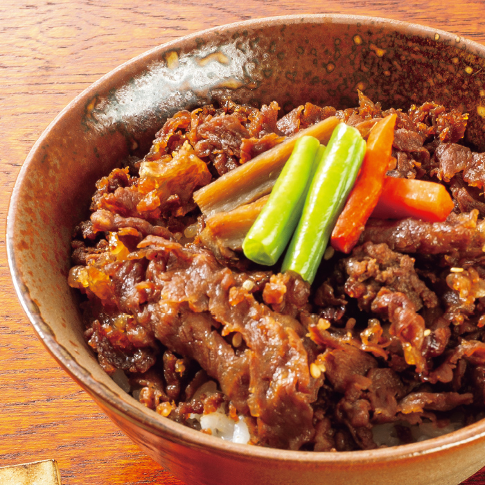 ＜新杵屋&times;米沢牛黄木＞牛肉どまん中 一膳ご飯セット4食