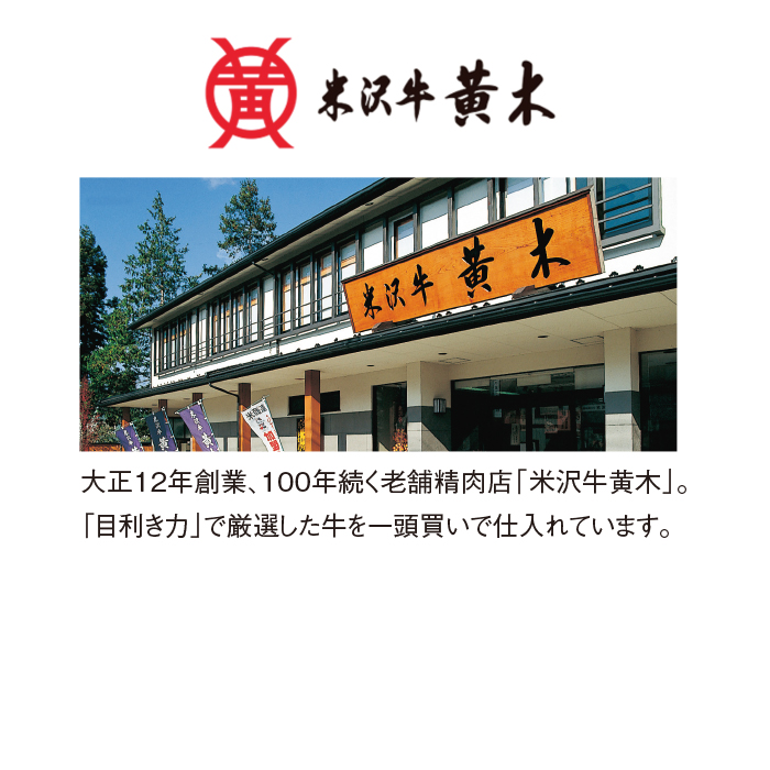 ＜新杵屋&times;米沢牛黄木＞牛肉どまん中 一膳ご飯セット6食