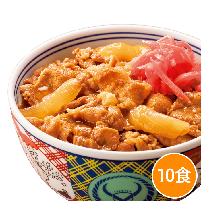 吉野家牛丼の具10食