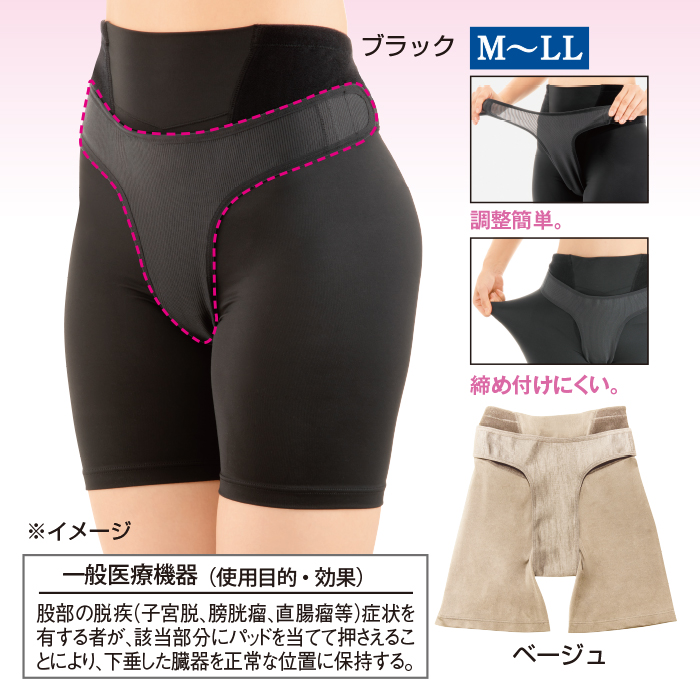 骨盤臓器脱サポーター