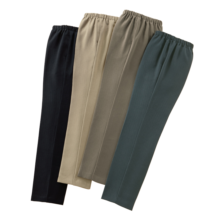 充実サイズのらくちんフリーパンツ4色組(同サイズ)