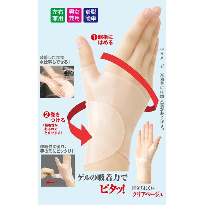 勝野式 ワンタッチ手首サポーター(2枚組)