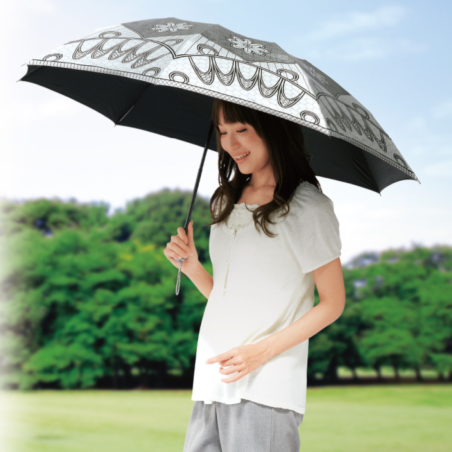 涼感・遮光率99.99日傘 「日かげ」