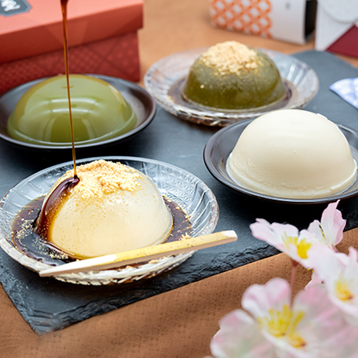 亀久堂・吉野葛すいーつ(くず餅・くずぷりん)詰め合わせ2段