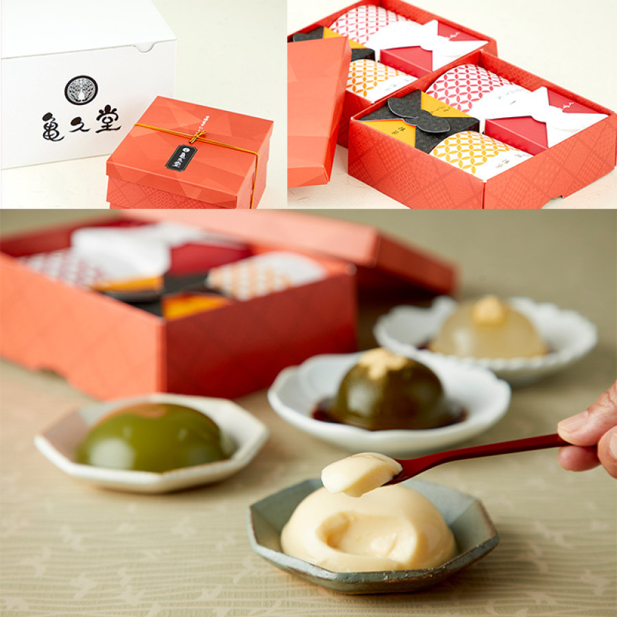 亀久堂・吉野葛すいーつ(くず餅・くずぷりん)詰め合わせ2段