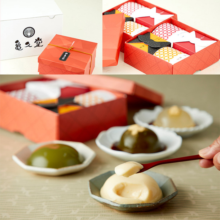 亀久堂・吉野葛すいーつ(くず餅・くずぷりん)詰め合わせ2段