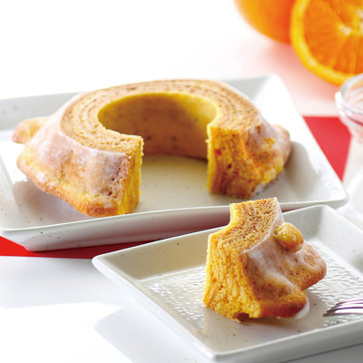 「ラ・ベットラ・ダ・オチアイ」バウムクーヘン(オレンジピール入り)