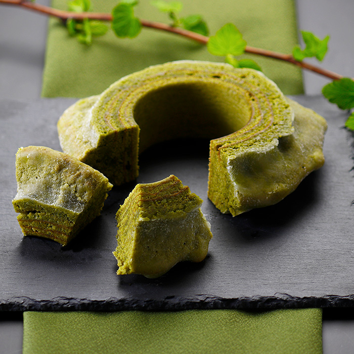 「祇園さゝ木」抹茶 バウムクーヘン