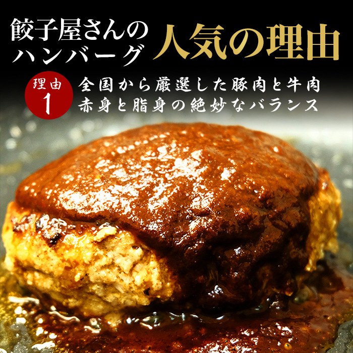 餃子専門店イチロー神戸味噌だれ餃子＆ハンバーグセット