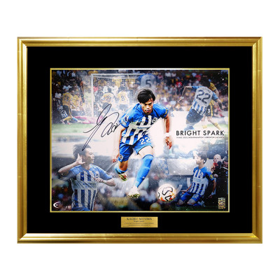 三笘薫 直筆サイン入り[世界限定22枚]グラフィックアート ”Bright Spark”