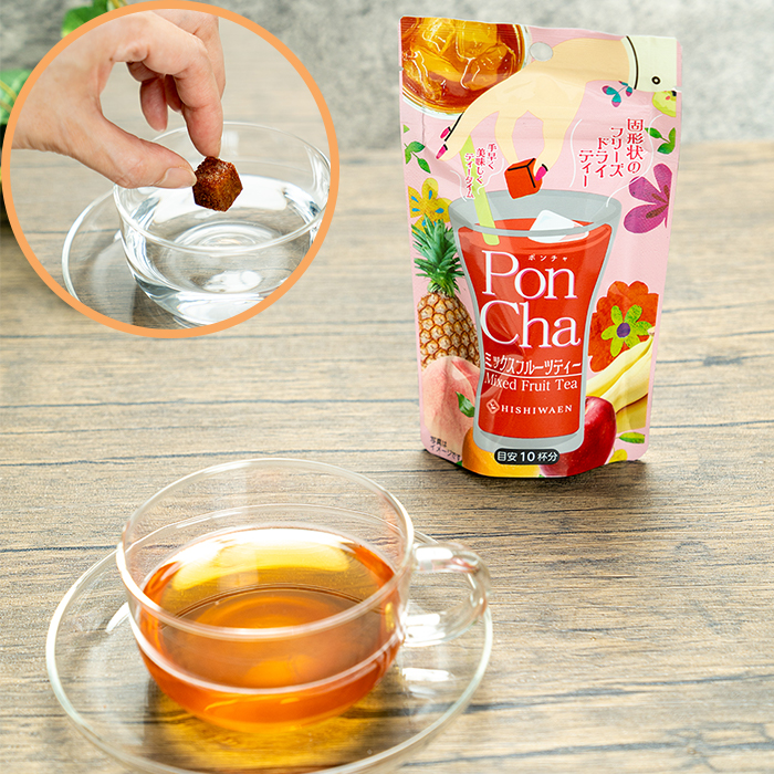 PonCha5種セット(抹茶/緑茶/ルイボス/はちみつ紅茶/ミックスフルーツティー)