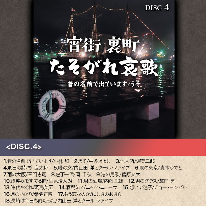 宵街 裏町 たそがれ哀歌(CD-BOX)