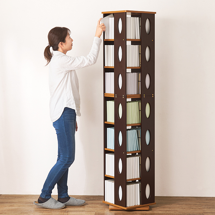 スッキリ収納回転ラック 7段