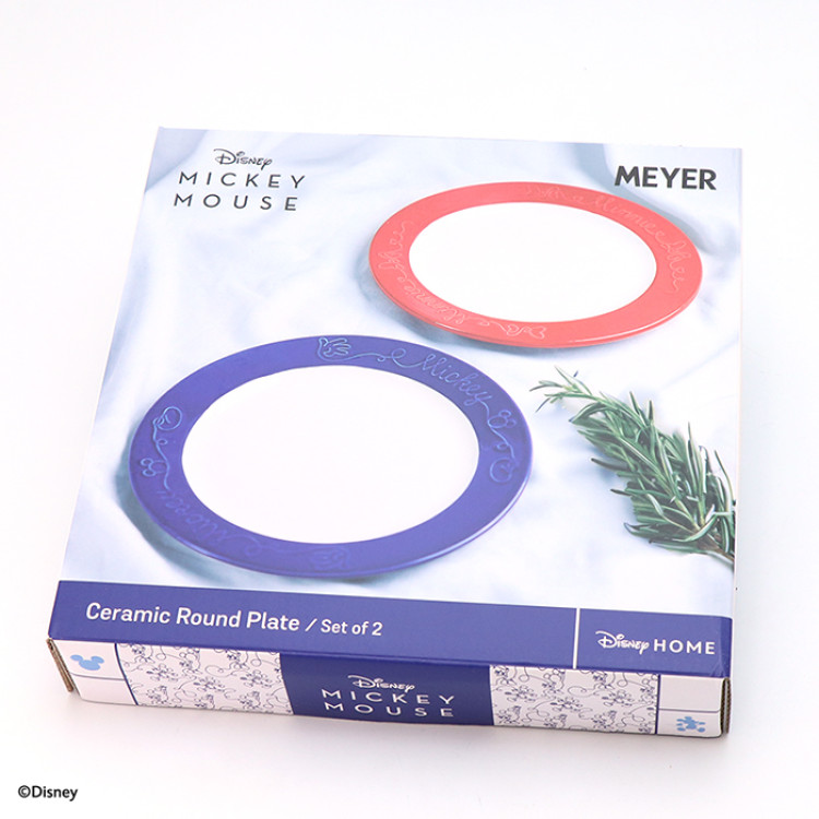 マイヤー ディズニーボンボヤージュコレクション ラウンドプレート 2ピースセット