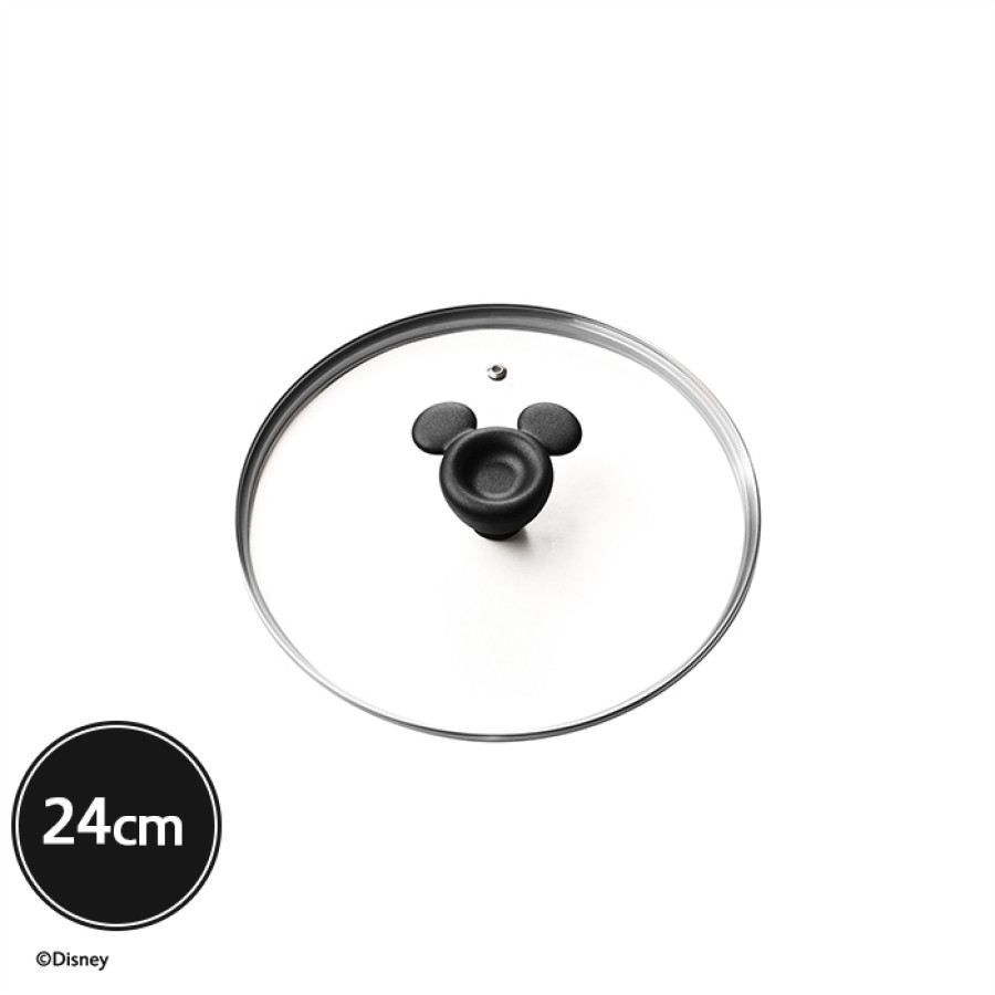 マイヤー　ディズニーモノクロームコレクション 24cm ガラスふた