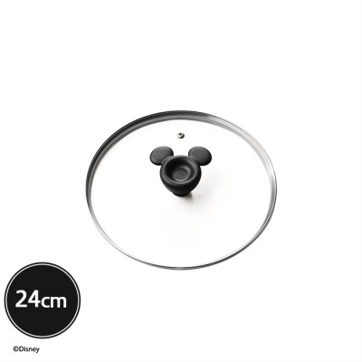 マイヤー　ディズニーモノクロームコレクション 24cm ガラスふた