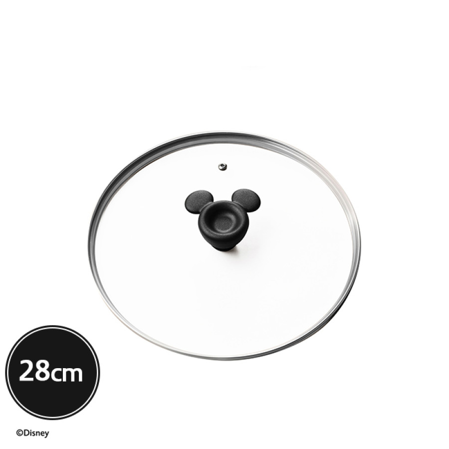 マイヤー　ディズニーモノクロームコレクション 28cm ガラスふた
