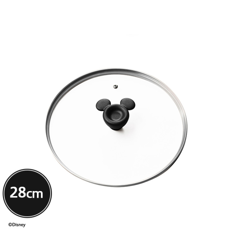 マイヤー　ディズニーモノクロームコレクション 28cm ガラスふた
