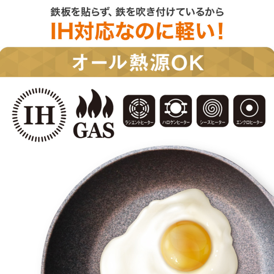 ムテキバリアフライパンセット20cm＆24cm
