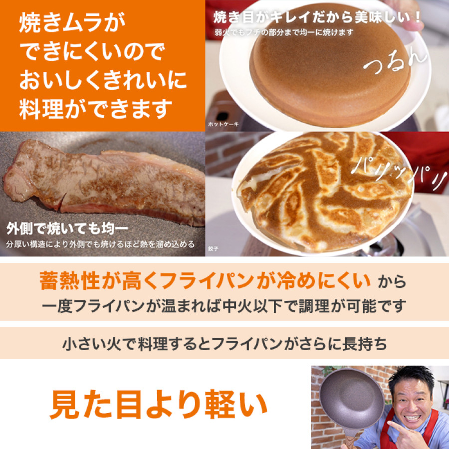 ムテキバリアフライパンセット20cm＆28cm