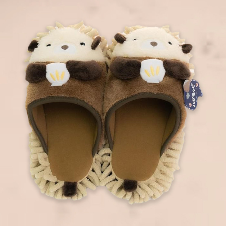 アニマルモップスリッパ  ハグモッピ ラッコ