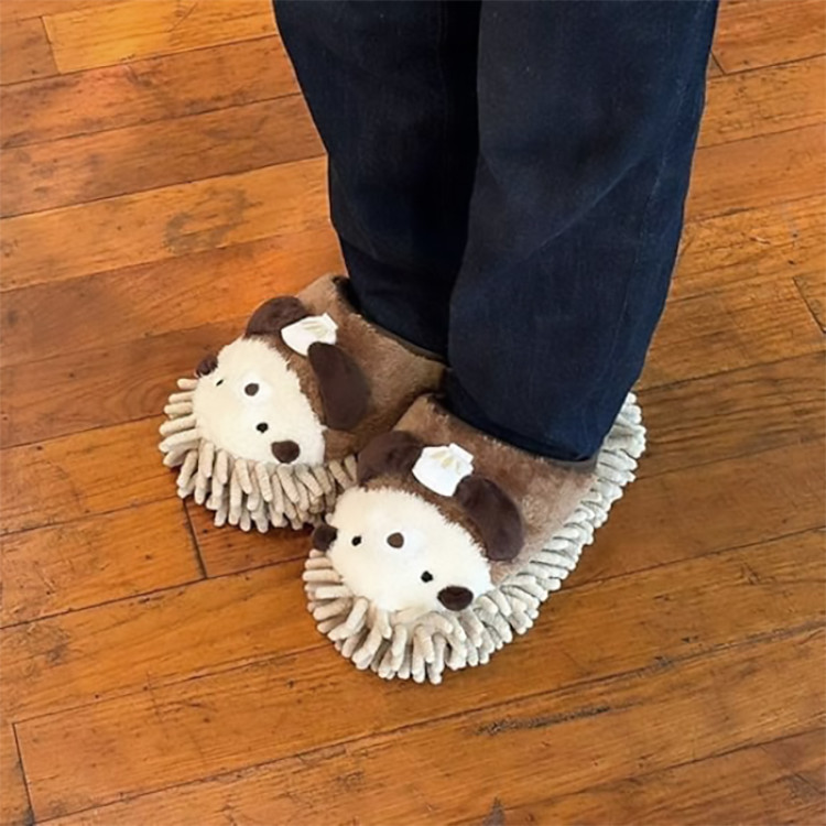 アニマルモップスリッパ  ハグモッピ ラッコ