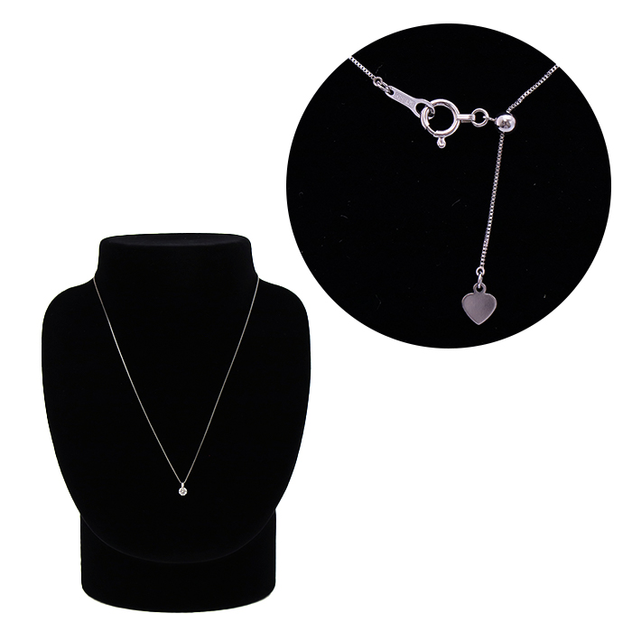 インターナリーフローレス・Dカラー・トリプルエクセレントカット0.3ctダイヤモンドペンダント