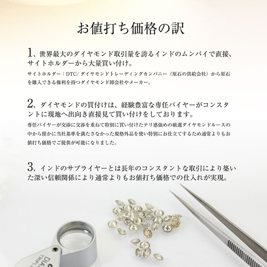 超特価 プラチナ1ctダイヤモンドネックレス