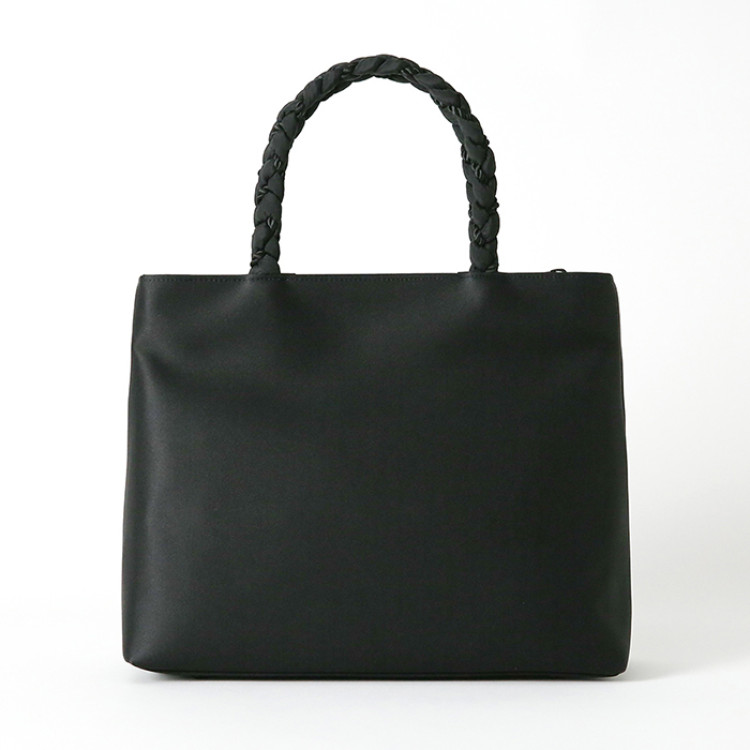 コード刺繍三つ編み手フォーマルトートバッグ