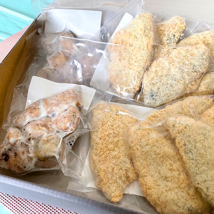 レンジで簡単!油調済みアジフライ＆ブリの竜田揚げセット