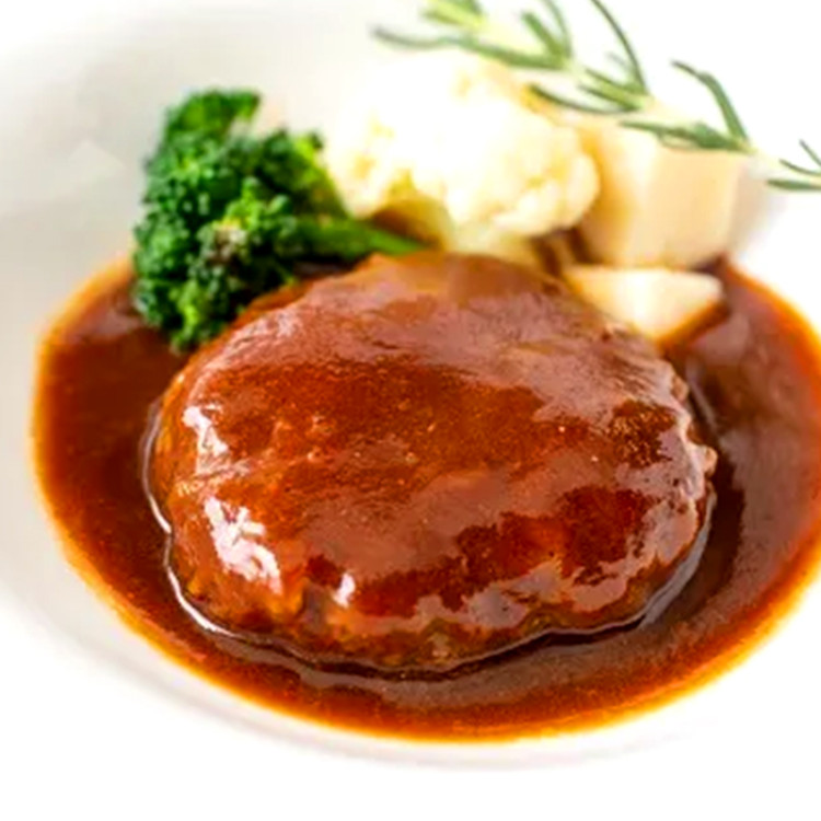 黒毛和牛肉100%の煮込みハンバーグ6個セット