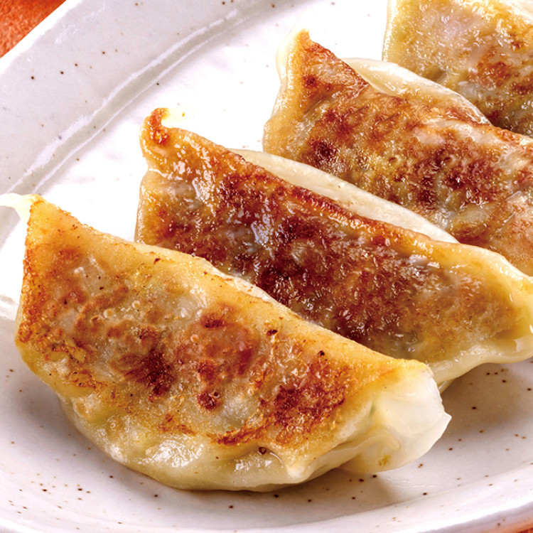 比内地鶏といぶりがっこ入りあきた餃子4パックセット