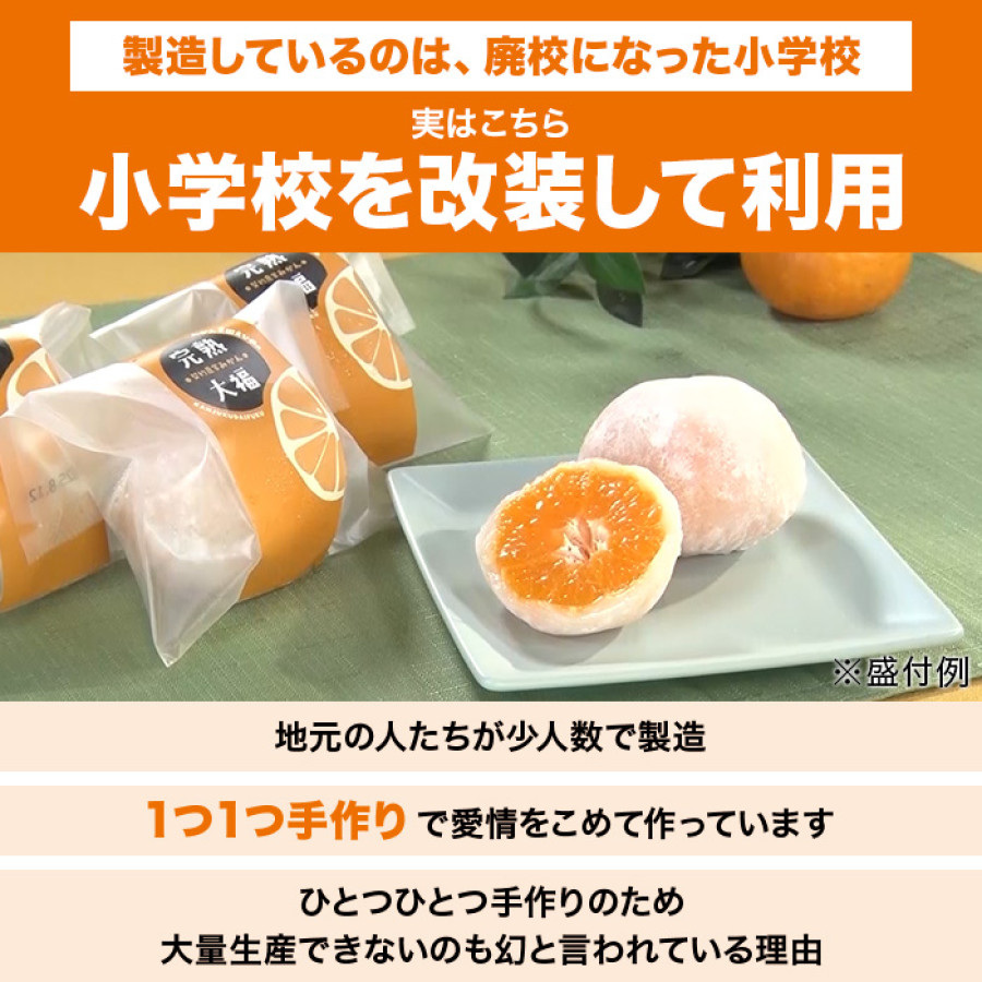 契約農家みかん完熟大福 10個入り(ギフト箱入り)