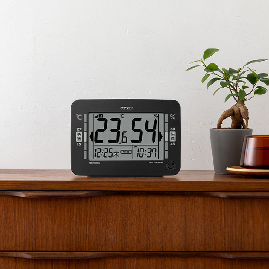 シチズン カレンダー搭載 温湿度計